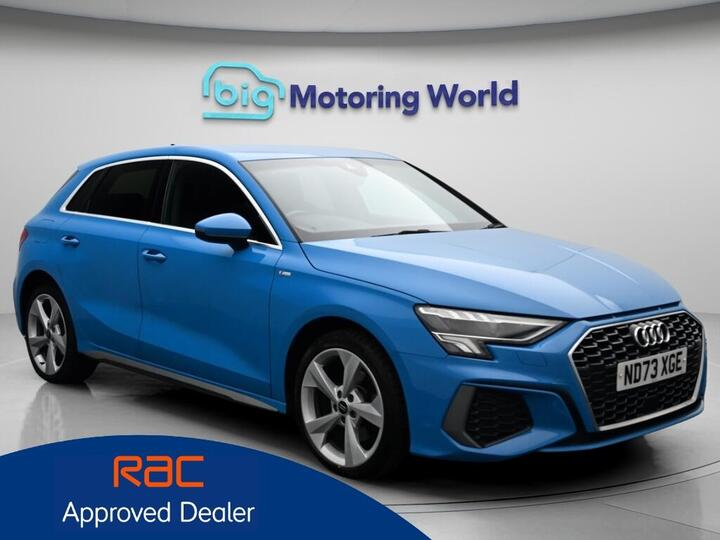 Audi A3 1.4 TFSIe 40 S Line Sportback S Tronic Euro 6 (s/s) 5dr 13kWh