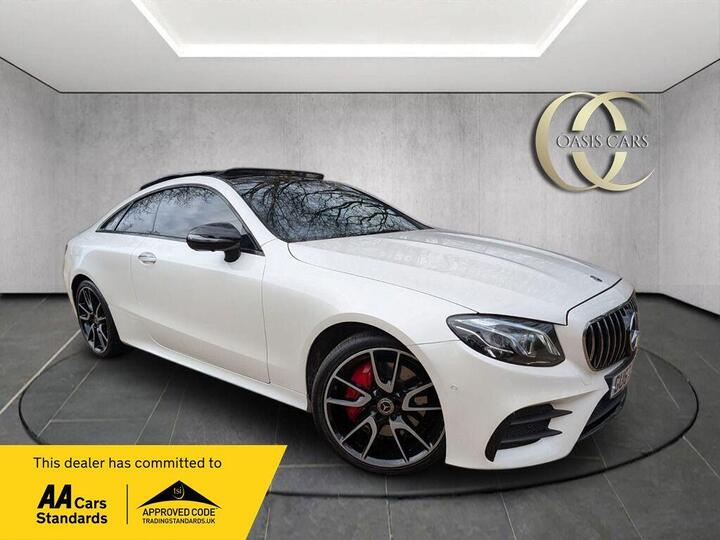 Mercedes-Benz E Class 3.0 E400 V6 AMG Line (Premium Plus) G-Tronic+ 4MATIC Euro 6 (s/s) 2dr Mercedes-Benz E Class 3.0 E400 V6 AMG Line (Premium Plus) G-Tronic+ 4MATIC Euro 6 (s/s) 2dr
