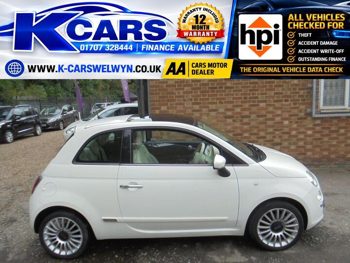 Fiat 500 1.2 Lounge Euro 6 (s/s) 3dr