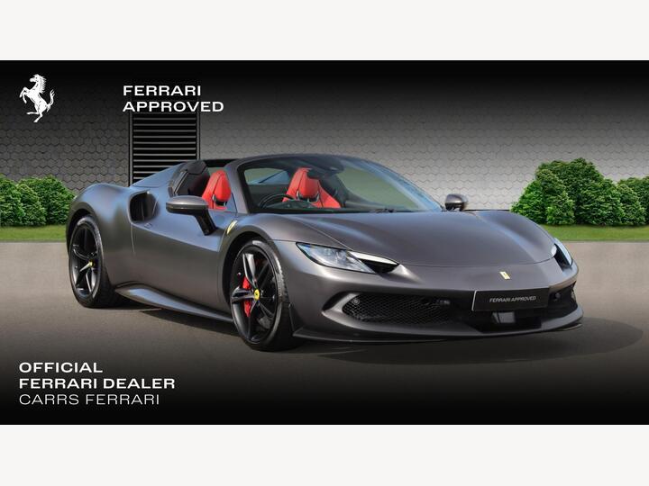Ferrari 296 GTS 3.0T V6 7.45kWh Spider F1 DCT Euro 6 (s/s) 2dr Ferrari 296 GTS 3.0T V6 7.45kWh Spider F1 DCT Euro 6 (s/s) 2dr
