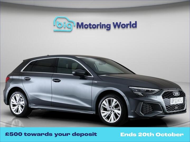 Audi A3 1.4 TFSIe 40 S Line Sportback S Tronic Euro 6 (s/s) 5dr 13kWh
