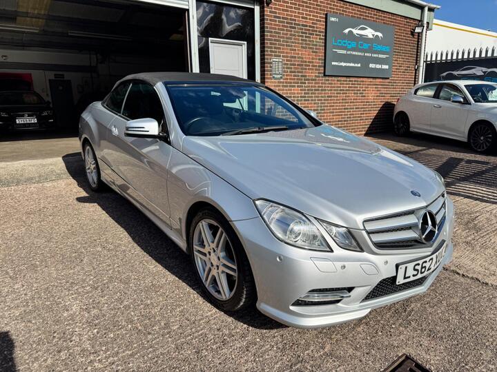 Mercedes-Benz E Class 2.1 E250 CDI BlueEfficiency Sport Cabriolet G-Tronic+ Euro 5 (s/s) 2dr Mercedes-Benz E Class 2.1 E250 CDI BlueEfficiency Sport Cabriolet G-Tronic+ Euro 5 (s/s) 2dr