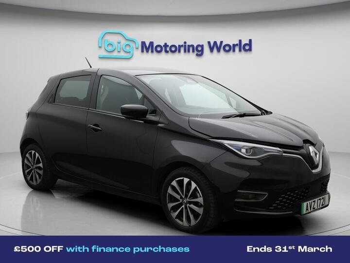 Renault Zoe R135 EV50 52kWh GT Line + Auto 5dr (Rapid Charge)