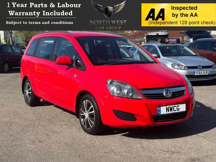 Vauxhall ZAFIRA 1.6 16V Exclusiv Euro 5 5dr