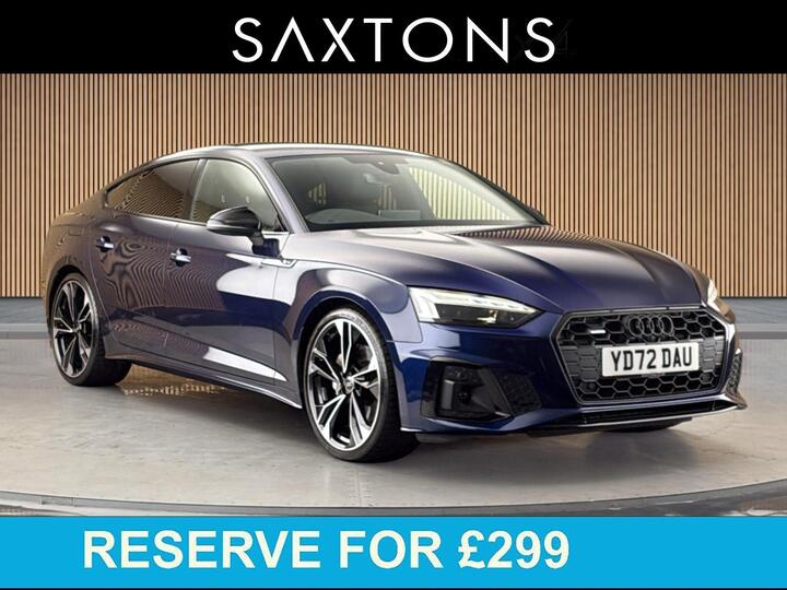 Audi A5 2.0 TDI 40 Black Edition Sportback S Tronic Quattro Euro 6 (s/s) 5dr