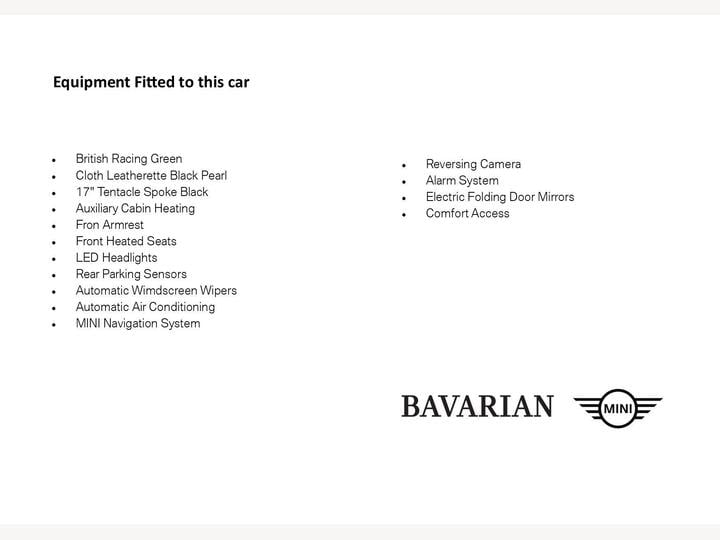 MINI Hatch Cooper SE 32.6kWh Level 2 Auto 3dr
