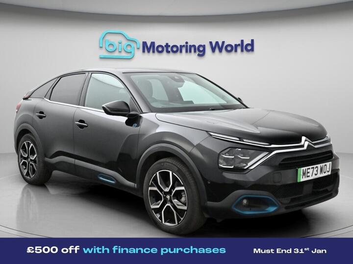 Citroen E-C4 50kWh Shine Plus Auto 5dr (7.4kW Charger)