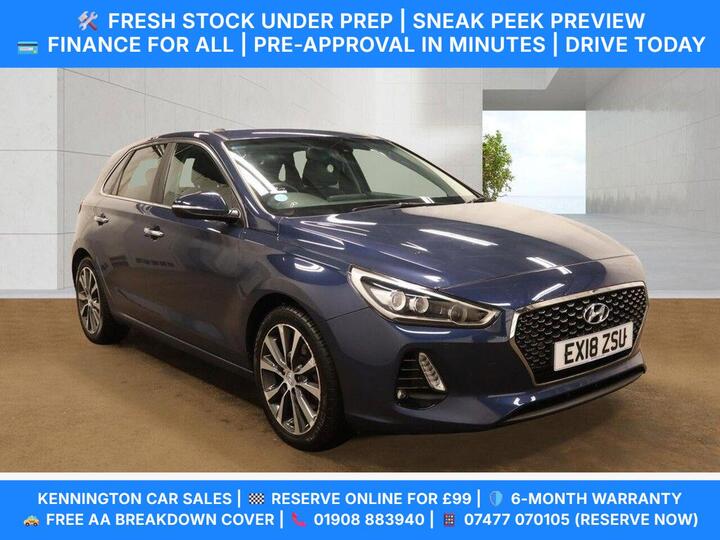 Hyundai I30 1.4 T-GDi Blue Drive Premium DCT Euro 6 (s/s) 5dr