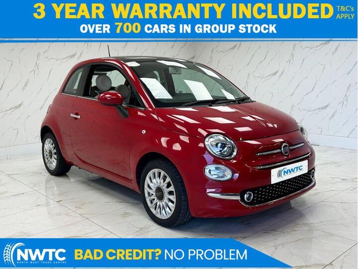 Fiat 500 1.2 Lounge Euro 6 (s/s) 3dr