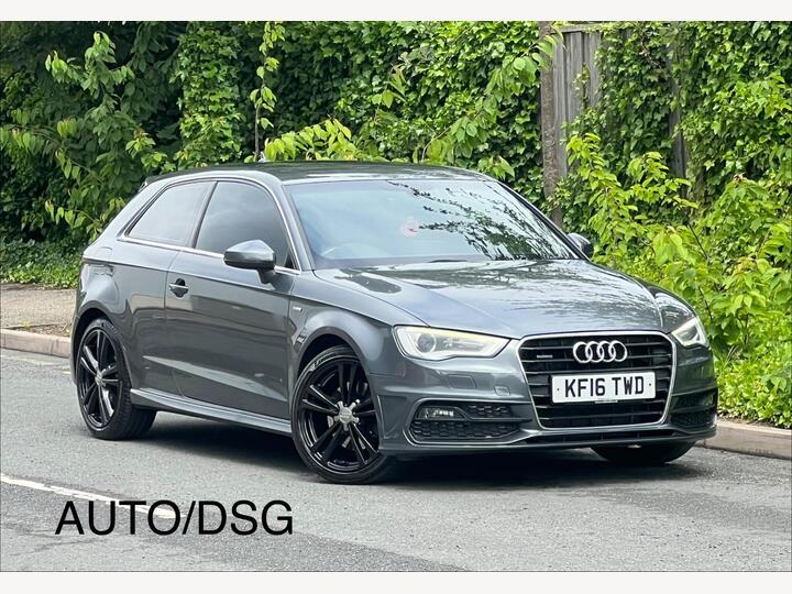 Audi A3 2.0 TDI S Line S Tronic Quattro Euro 6 (s/s) 3dr (Nav)