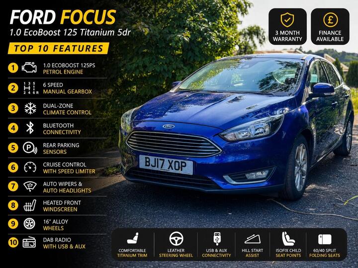 Ford Focus 1.0T EcoBoost Titanium Euro 6 (s/s) 5dr