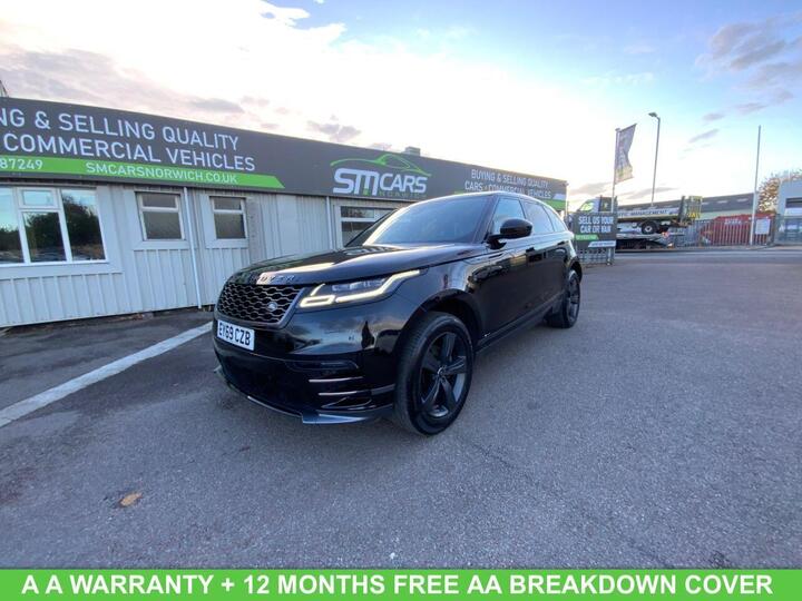 Land Rover RANGE ROVER VELAR 2.0 D240 R-Dynamic S Auto 4WD Euro 6 (s/s) 5dr Land Rover RANGE ROVER VELAR 2.0 D240 R-Dynamic S Auto 4WD Euro 6 (s/s) 5dr