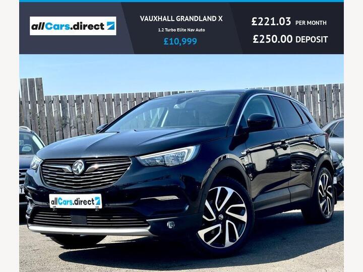 Vauxhall GRANDLAND X 1.2 Turbo Elite Nav Auto Euro 6 (s/s) 5dr