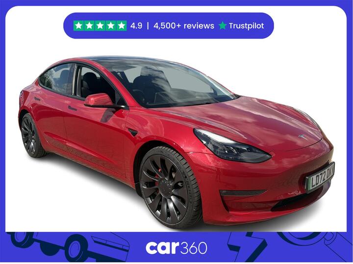 Tesla Model 3 (Dual Motor) Performance Auto 4WDE 4dr (Performance Upgrade)