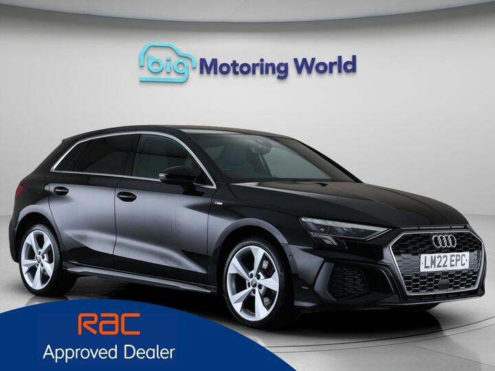Audi A3 1.4 TFSIe 40 S Line Sportback S Tronic Euro 6 (s/s) 5dr 13kWh