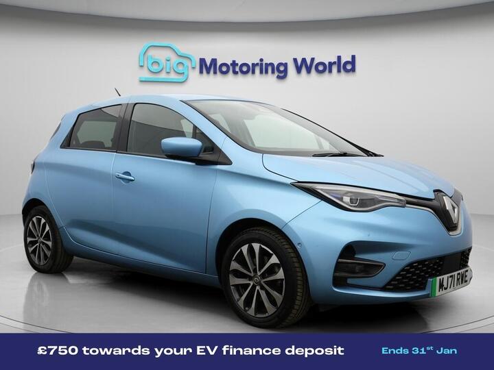 Renault Zoe R135 EV50 52kWh GT Line Auto 5dr (Rapid Charge)