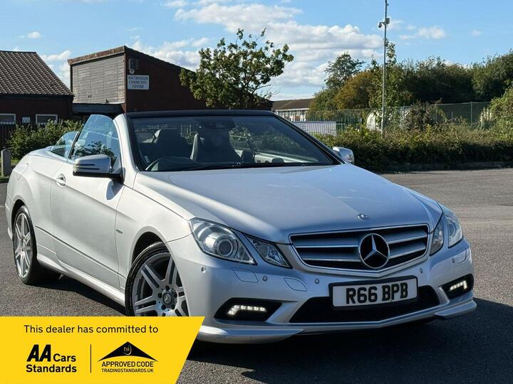 Mercedes-Benz E Class 2.1 E220 CDI BlueEfficiency Sport Edition 125 Cabriolet G-Tronic+ Euro 5 (s/s) 2dr