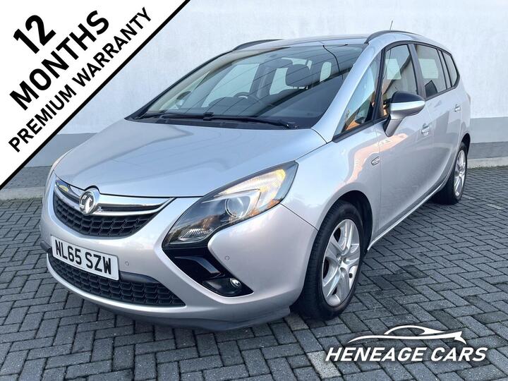 Vauxhall ZAFIRA TOURER 1.4i Turbo Exclusiv Euro 6 5dr