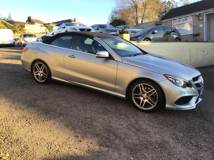 Mercedes-Benz E Class 2.1 E220 BlueTEC AMG Line (Premium) Cabriolet G-Tronic+ Euro 6 (s/s) 2dr Mercedes-Benz E Class 2.1 E220 BlueTEC AMG Line (Premium) Cabriolet G-Tronic+ Euro 6 (s/s) 2dr