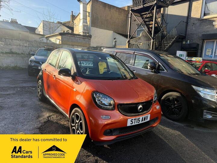 Smart Forfour 1.0 Prime (Premium) Euro 6 (s/s) 5dr