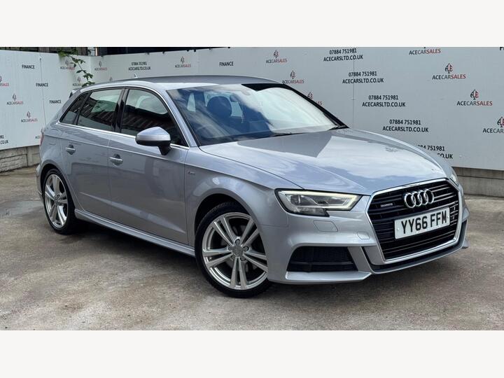 Audi A3 2.0 TDI S Line Sportback S Tronic Auto 6Spd Quattro Euro 6 (s/s) 5dr