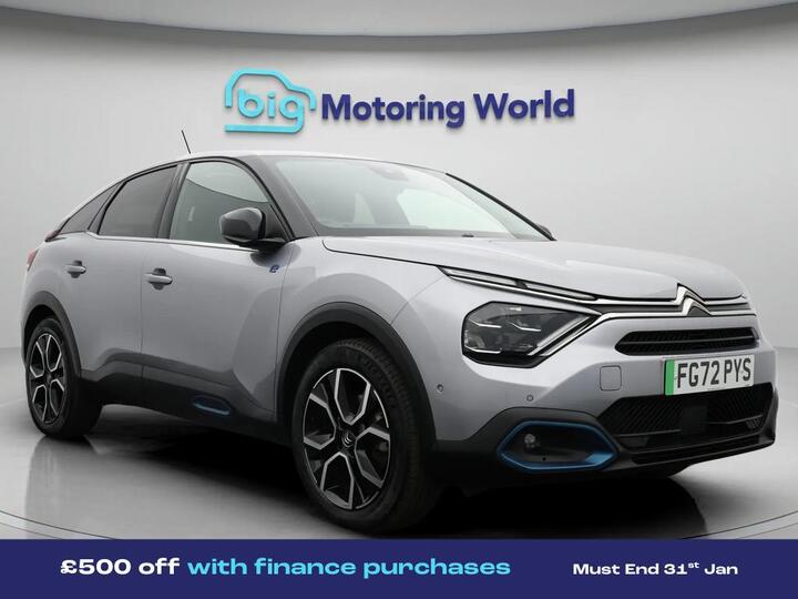 Citroen E-C4 50kWh Shine Plus Auto 5dr (7.4kW Charger) Citroen E-C4 50kWh Shine Plus Auto 5dr (7.4kW Charger)