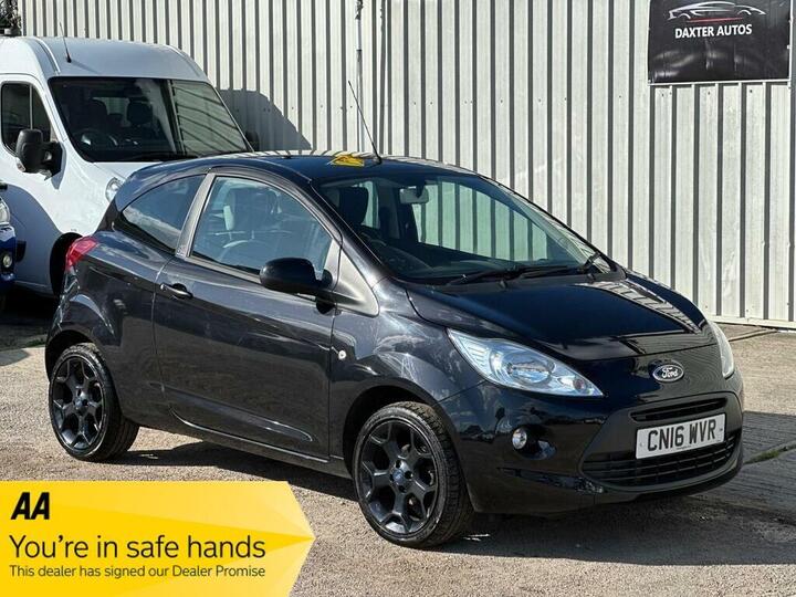 Ford Ka 1.2 Zetec Black Edition Euro 6 (s/s) 3dr