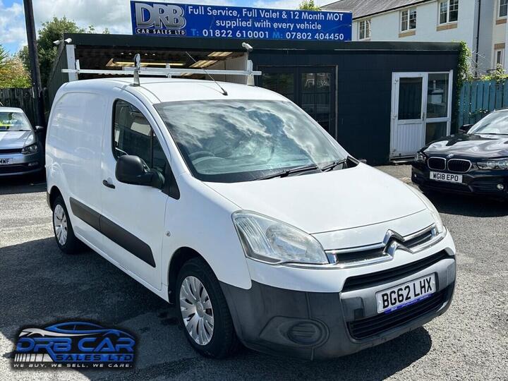 Citroen BERLINGO 1.6 HDi 625 Enterprise Panel Van 5dr Diesel Manual L1 (Euro 5) (133 G/km, 75 Bhp) Not Abused