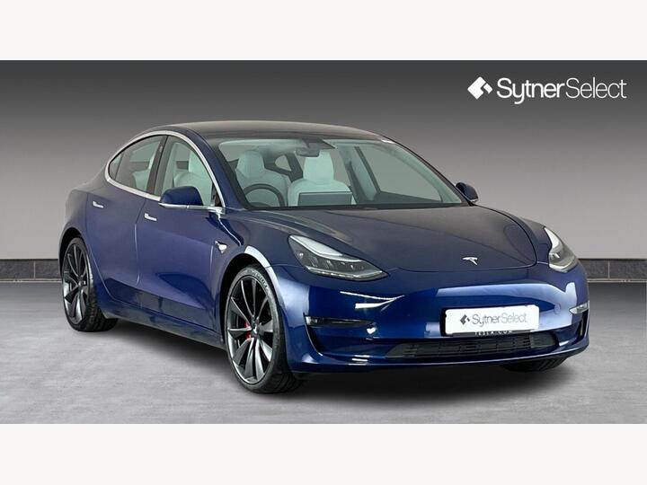 Tesla Model 3 (Dual Motor) Performance Auto 4WDE 4dr (Performance Upgrade)