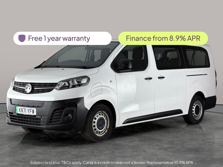 Vauxhall Vivaro Life Electric 50kWh Combi Auto LWB 5dr (9 Seat, 7.4kW Charger)