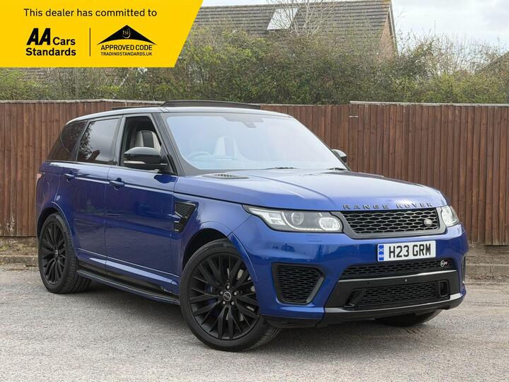 Land Rover Range Rover Sport 5.0 V8 SVR Auto 4WD Euro 6 (s/s) 5dr