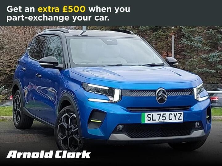 Citroen E-C3 Standard Range 44kWh MAX Auto 5dr (7.4kW Charger)