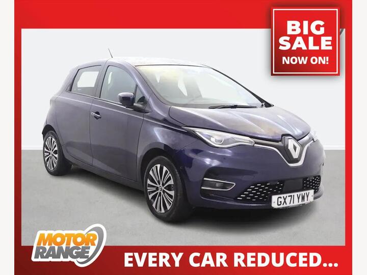 Renault Zoe R135 EV50 52kWh Riviera Auto 5dr (Rapid Charge)