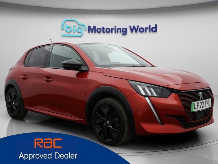 Peugeot E-208 50kWh GT Auto 5dr (7kW Charger)