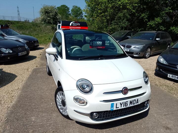 Fiat 500 1.2 Lounge Euro 6 (s/s) 3dr