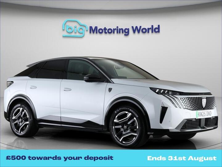 Peugeot E-3008 73kWh GT Auto 5dr