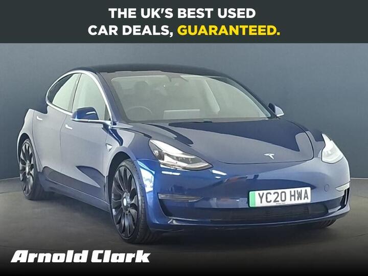 Tesla Model 3 (Dual Motor) Performance Auto 4WDE 4dr (Performance Upgrade)
