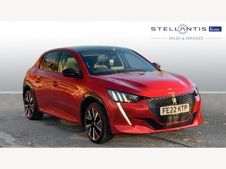 Peugeot E-208 50kWh GT Auto 5dr (7.4kW Charger) Peugeot E-208 50kWh GT Auto 5dr (7.4kW Charger)