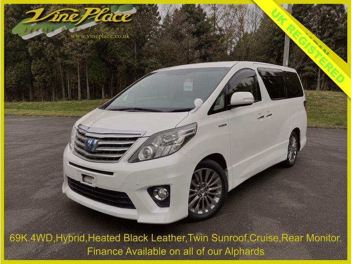 Toyota ALPHARD 2.4 Hybrid 4WD,SR C Package (Executive Seat),Auto, 7Seats, 69K. + FINANCE AT Www.vineplace.co.uk +