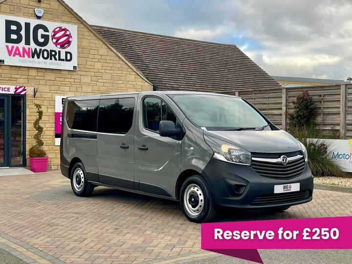 Vauxhall Vivaro 2900 CDI 95 L2H1 COMBI ECOFLEX 9 SEAT MINIBUS LWB LOW ROOF  (22123)