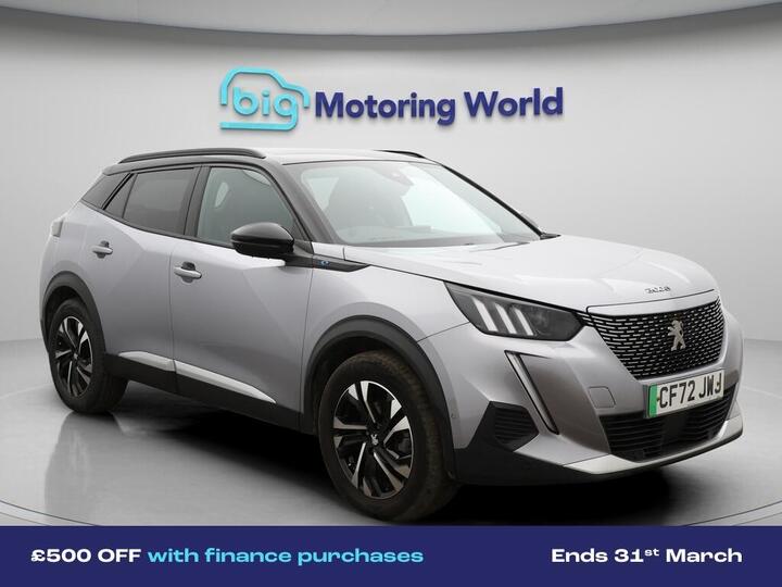 Peugeot E-2008 50kWh GT Auto 5dr (7kW Charger)