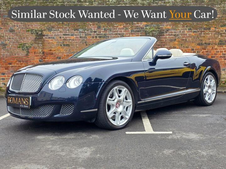 Bentley CONTINENTAL 6.0 W12 GTC Auto 4WD Euro 4 2dr Bentley CONTINENTAL 6.0 W12 GTC Auto 4WD Euro 4 2dr