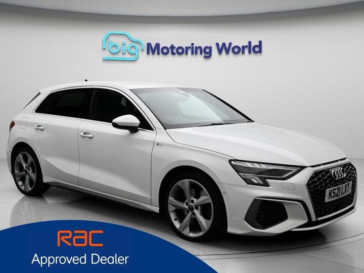 Audi A3 1.0 TFSI 30 S Line Sportback S Tronic Euro 6 (s/s) 5dr