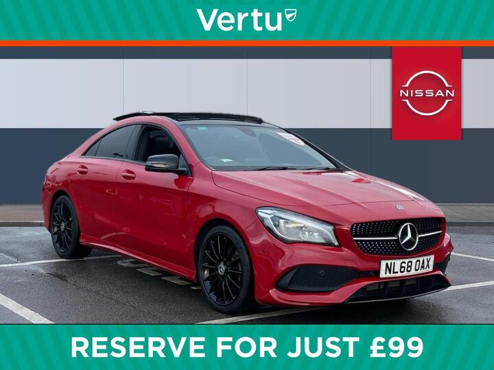 Mercedes-Benz CLA 1.6 CLA200 AMG Line Night Edition (Plus) Coupe 7G-DCT Euro 6 (s/s) 4dr