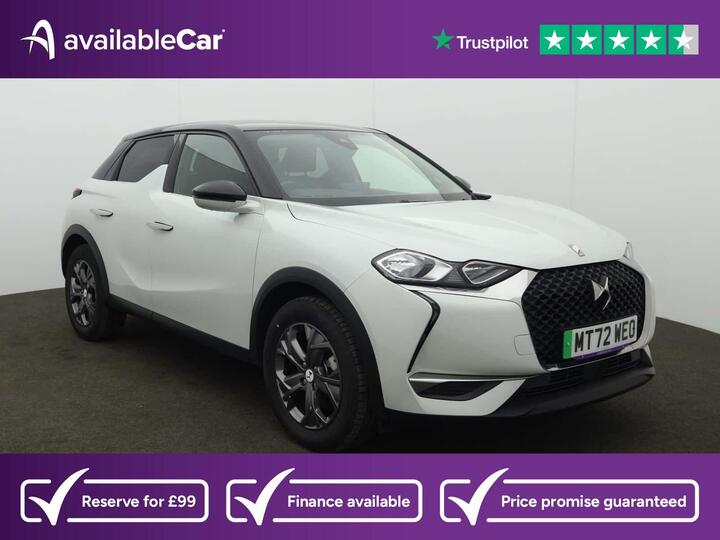 DS AUTOMOBILES DS 3 CROSSBACK E-TENSE 50kWh Bastille Crossback Auto 5dr DS AUTOMOBILES DS 3 CROSSBACK E-TENSE 50kWh Bastille Crossback Auto 5dr