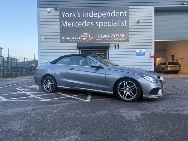 Mercedes-Benz E Class 3.0 E350d V6 BlueTEC AMG Sport Cabriolet G-Tronic+ Euro 6 (s/s) 2dr Mercedes-Benz E Class 3.0 E350d V6 BlueTEC AMG Sport Cabriolet G-Tronic+ Euro 6 (s/s) 2dr