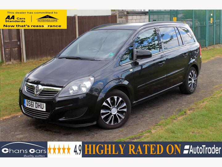 Vauxhall Zafira 1.8 16V Exclusiv Euro 5 5dr (SNav)