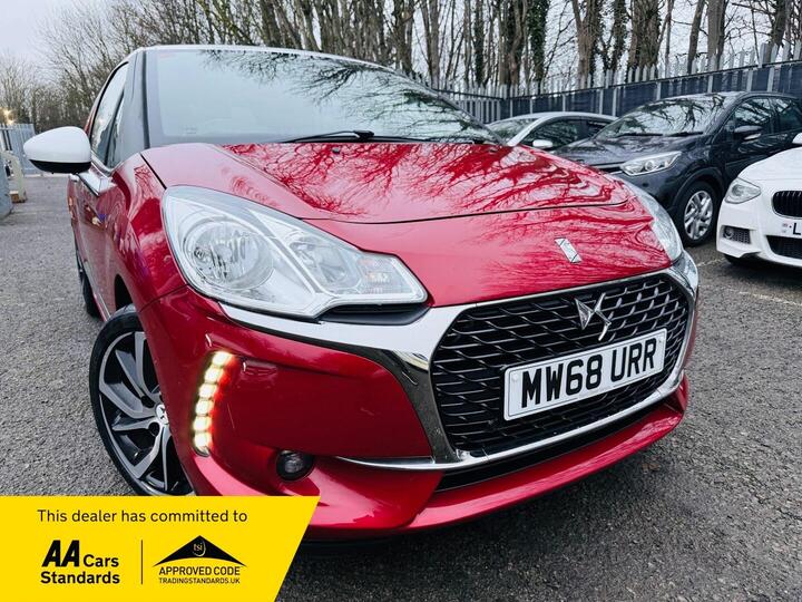 DS AUTOMOBILES DS 3 1.2 PureTech Connected Chic EAT6 Euro 6 (s/s) 3dr DS AUTOMOBILES DS 3 1.2 PureTech Connected Chic EAT6 Euro 6 (s/s) 3dr