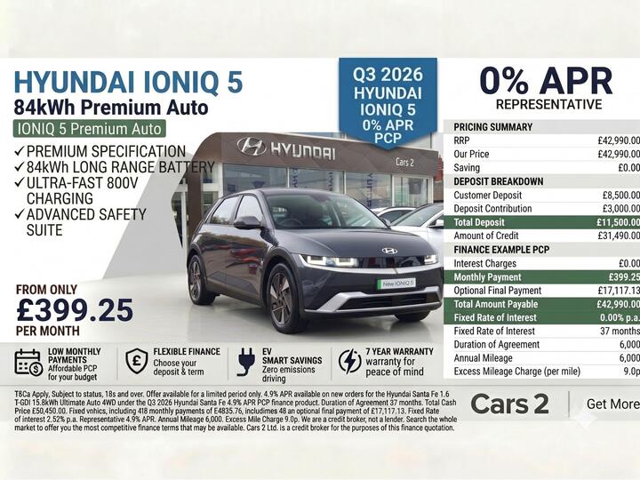 Hyundai IONIQ 5 84kWh Premium Auto 5dr