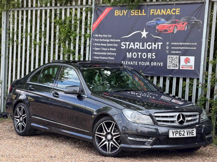 Mercedes-Benz C Class 1.6 C180 BlueEfficiency AMG Sport Plus G-Tronic+ Euro 5 (s/s) 4dr